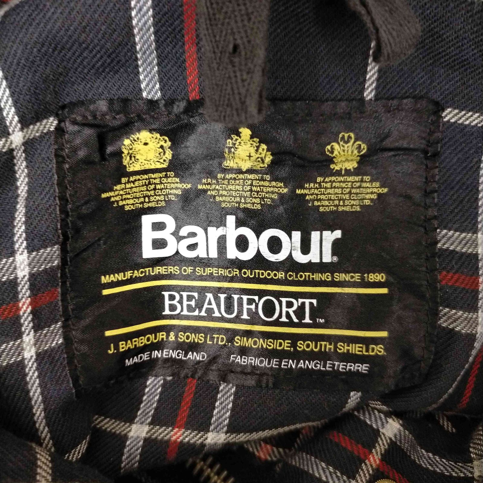 バブアー Barbour 90-00S beaufort オイルドジャケット 3ワラント