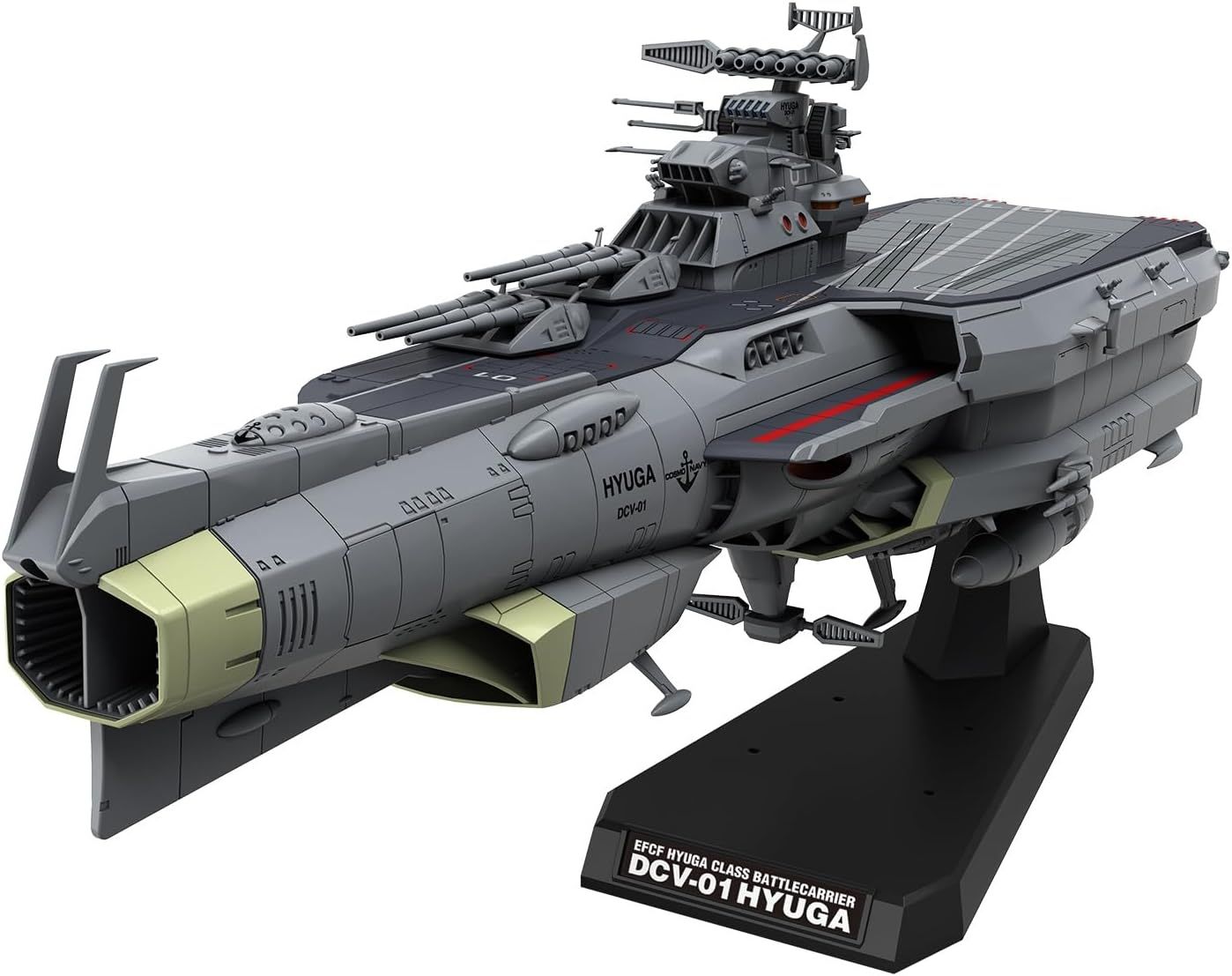 新品未組立　宇宙戦艦ヤマト　1/1000　戦闘航宙母艦 DCV-01ヒュウガ 1/1000 地球防衛軍 ヒュウガ級 戦闘航宙母艦 DCV-01ヒュウガ
