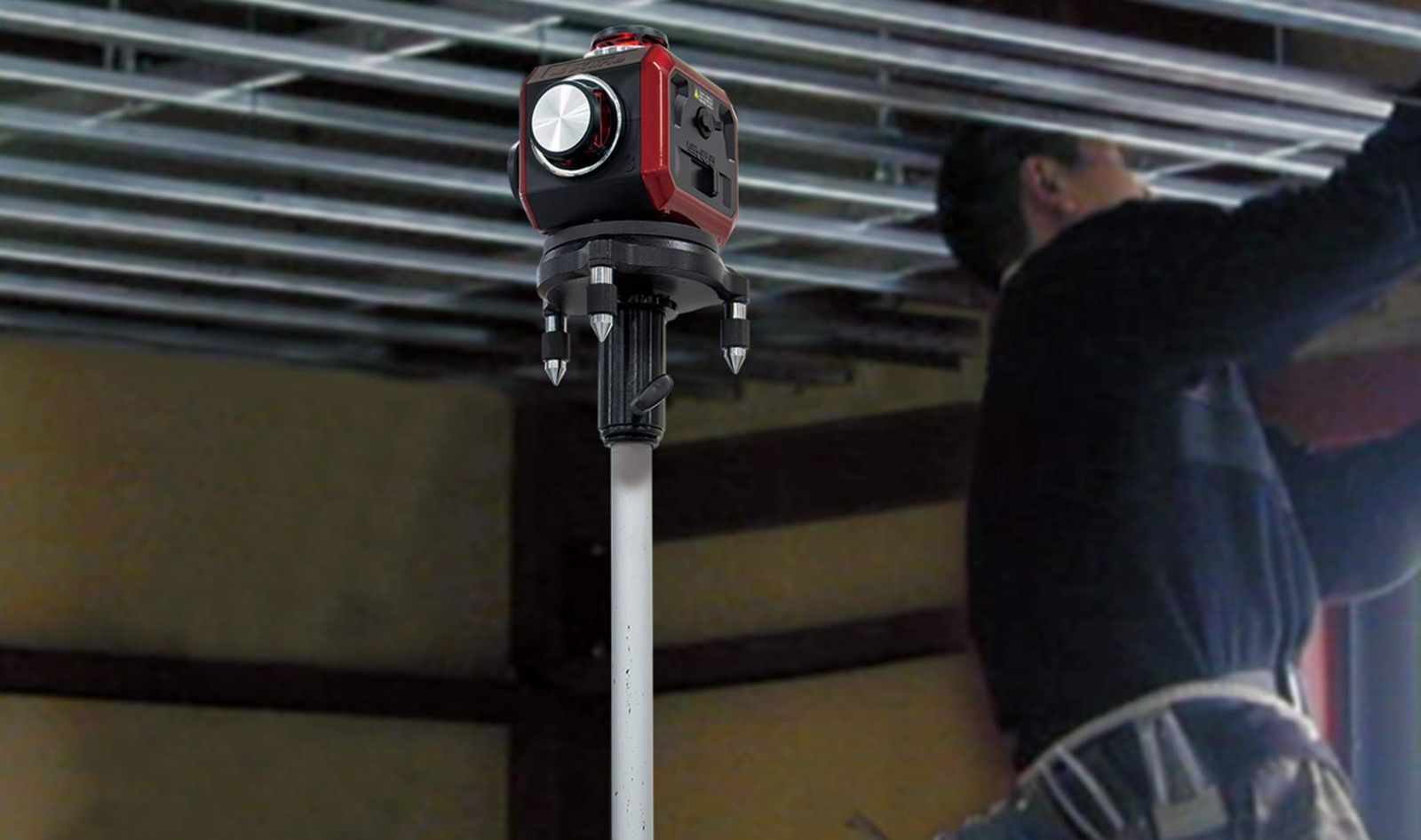 シンワ測定 Shinwa Sokutei 三脚 レーザー墨出し器用 ハンドル式エレベーター D 3ｍ 軽量 高所タイプ HRDEVELOPMENT_JP