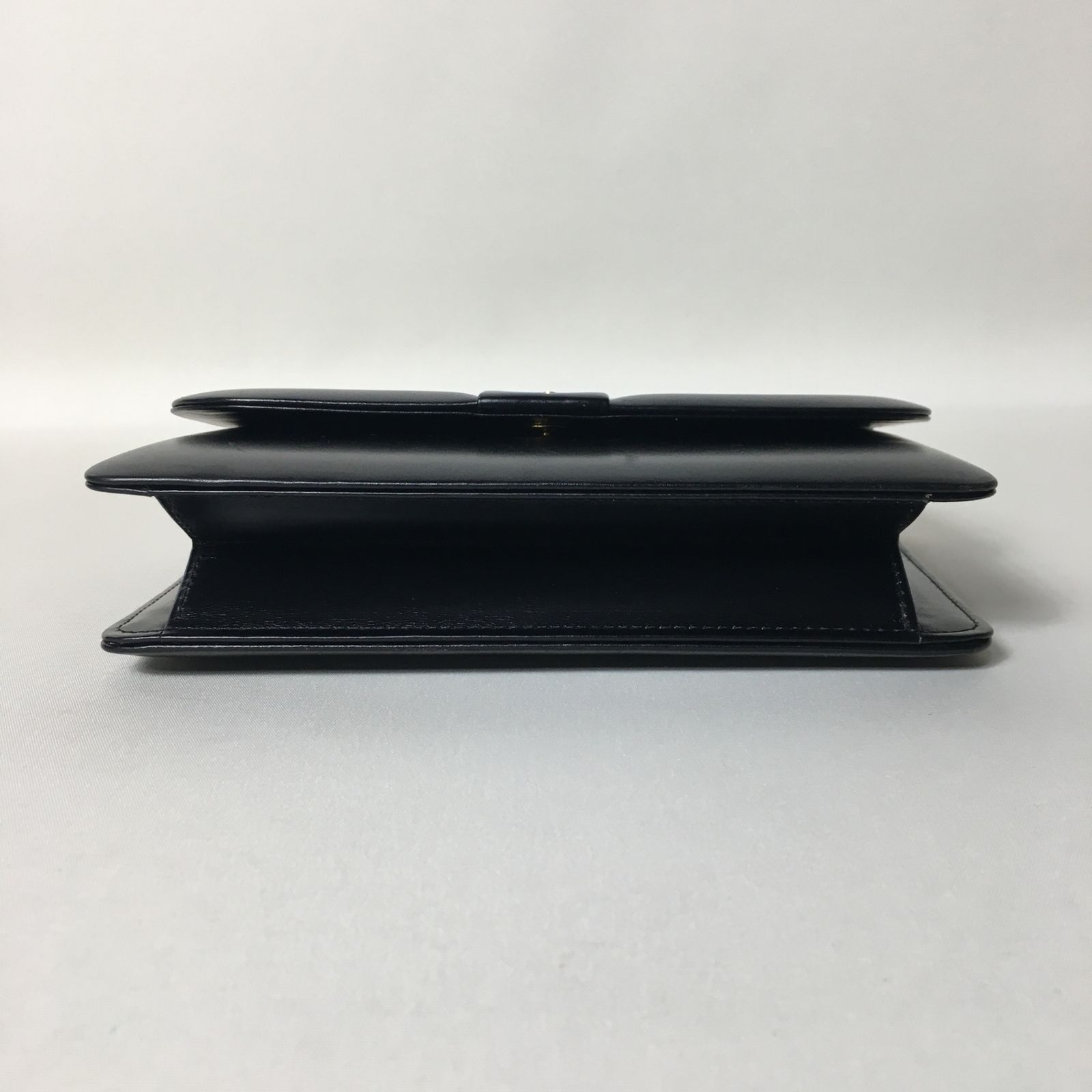 2506-127｜美品｜ディオール ショルダーバッグ レザー ブラック ロゴ金具 2506-127｜美品｜ディオール ショルダーバッグ レザー ブラック