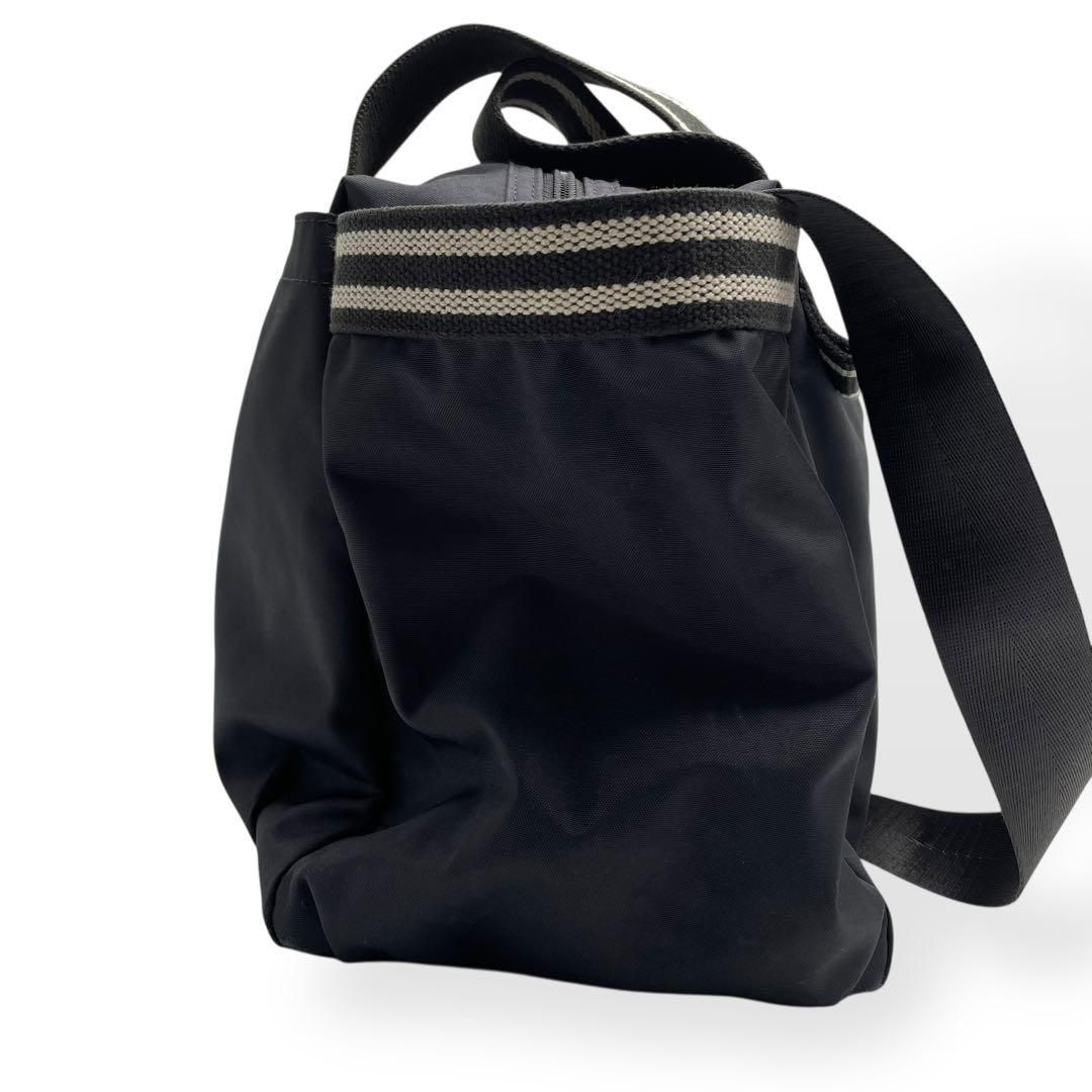美品 agnes b. アニエスべー 2way ボストンバッグ ナイロン 黒