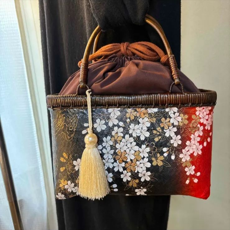 一閑張りバッグ11三社祭 一閑張りバッグ11三社祭 新作一閑張り作品のご紹介 | 和紙の専門