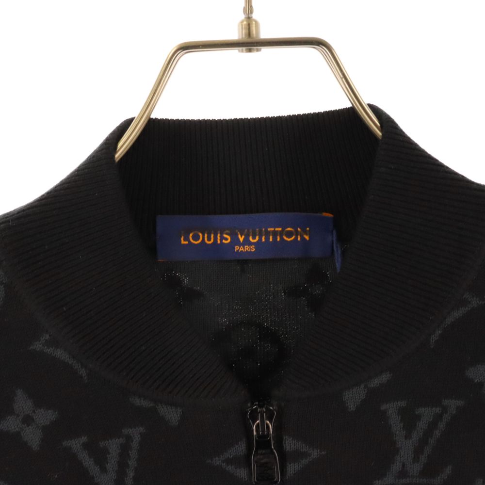 Louis Vuitton ブラック ジャケット LOUIS VUITTON (ルイヴィトン) 22AW LV Graffiti Zipped Blouson
