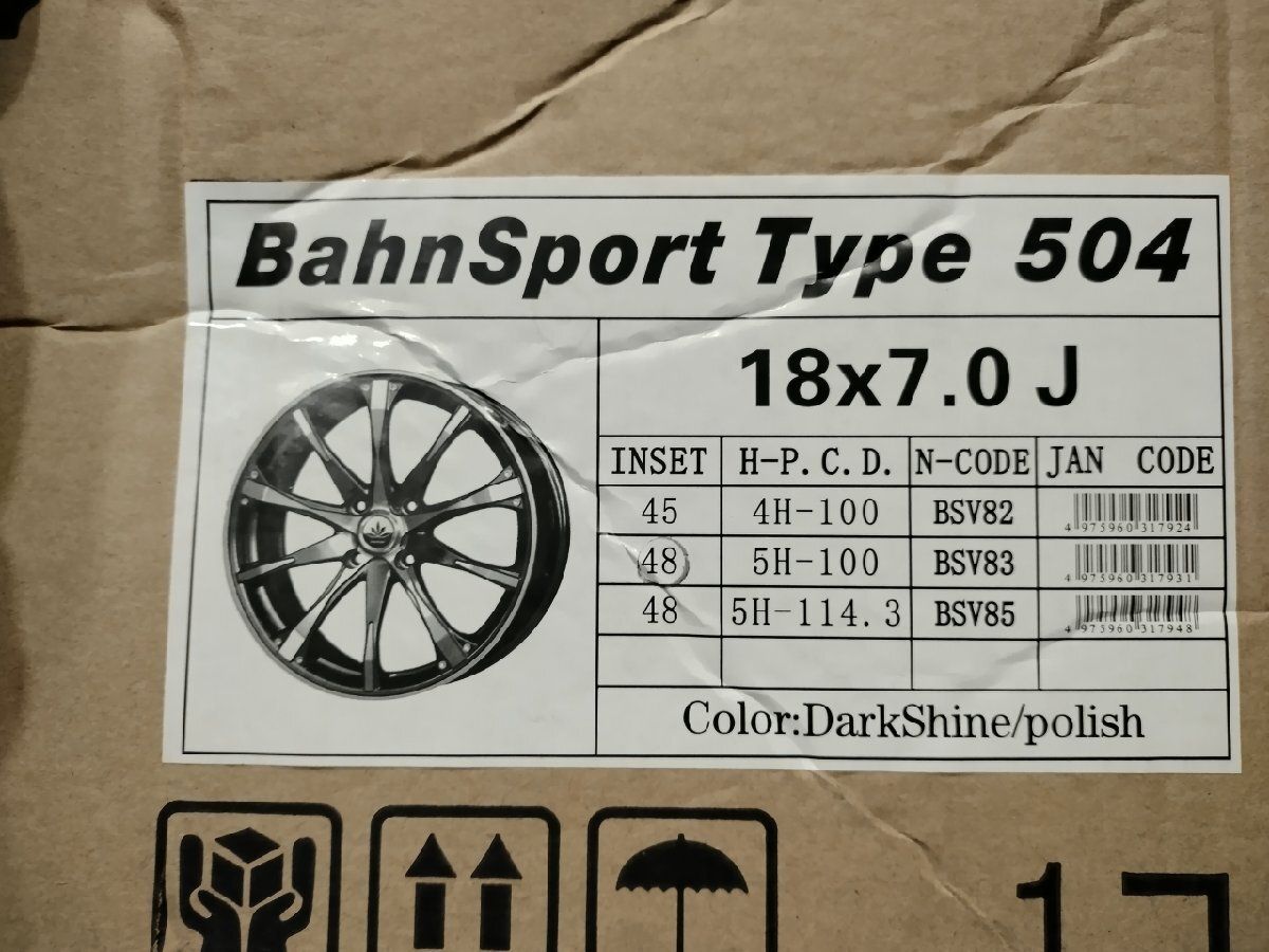 新品 BLEST BahnSport Type504 ブレスト バーンシュポルト 18インチ 1
