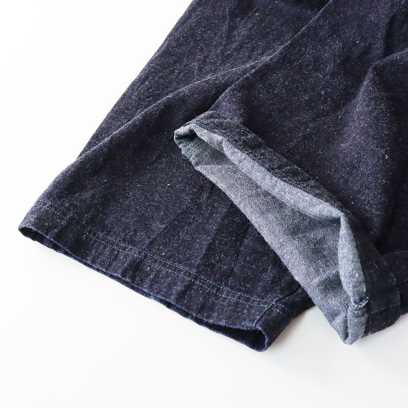 nest Robe - nest Robe UpcycleLino デニムサスペンダーパンツの