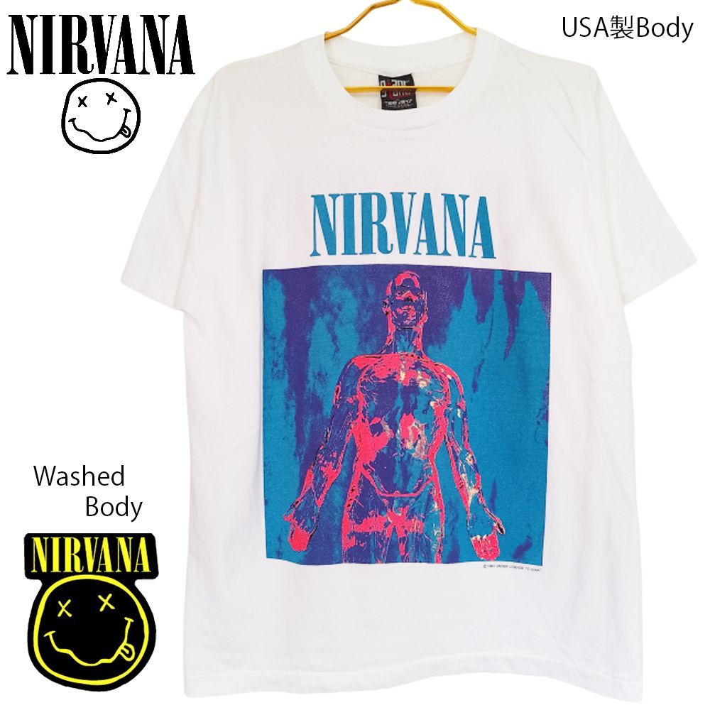 NIRVANA ニルバーナ  バンド Tシャツ  ミュージック Tシャツ　L