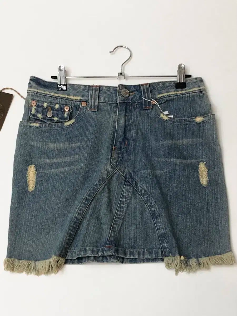 True Religion TRUE RELIGION トゥルーレリジョン デニム ジョイ 苦痛です ミディ スカート