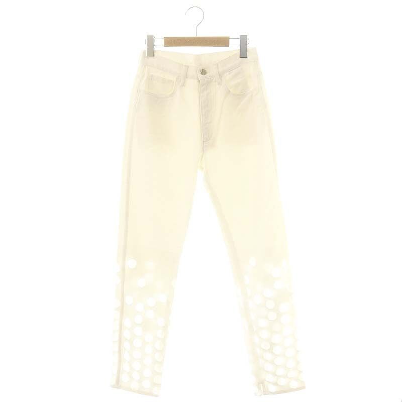 メゾンマルジェラ Maison Margiela White Bull 5-Pocket Jeans デニムパンツ ジーンズ ジッパーフライ 36 オフホワイト S29LA0073 |DO OS