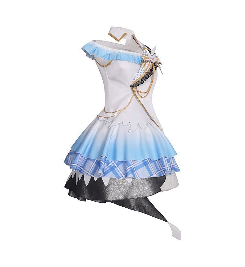 アイドルマスター シャイニー ズ 鈴木羽那 コスプレ衣装 フルセット 上衣 ミニスカート グローブ チェストアクセ付属 高品質素材 ライブ衣装 ステージ用 演劇衣装 演劇用衣装
