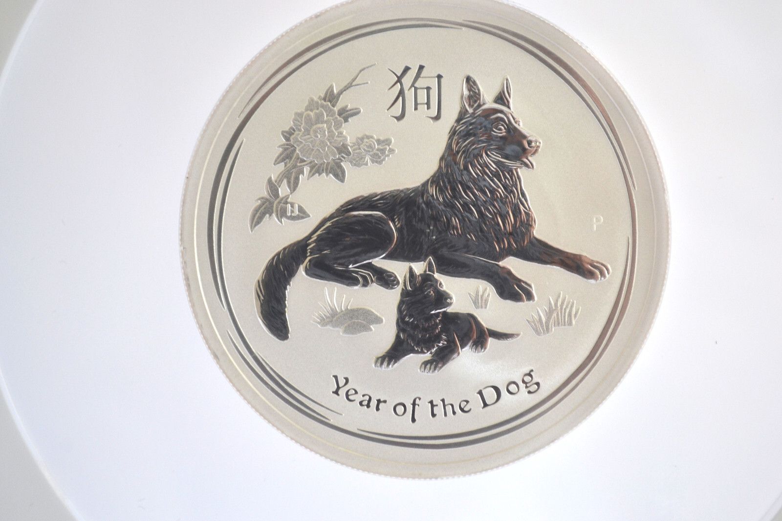 2018 P Atralia Silver Lunar Year of the DOG NGC MS70 2 oz $2 Coin ER