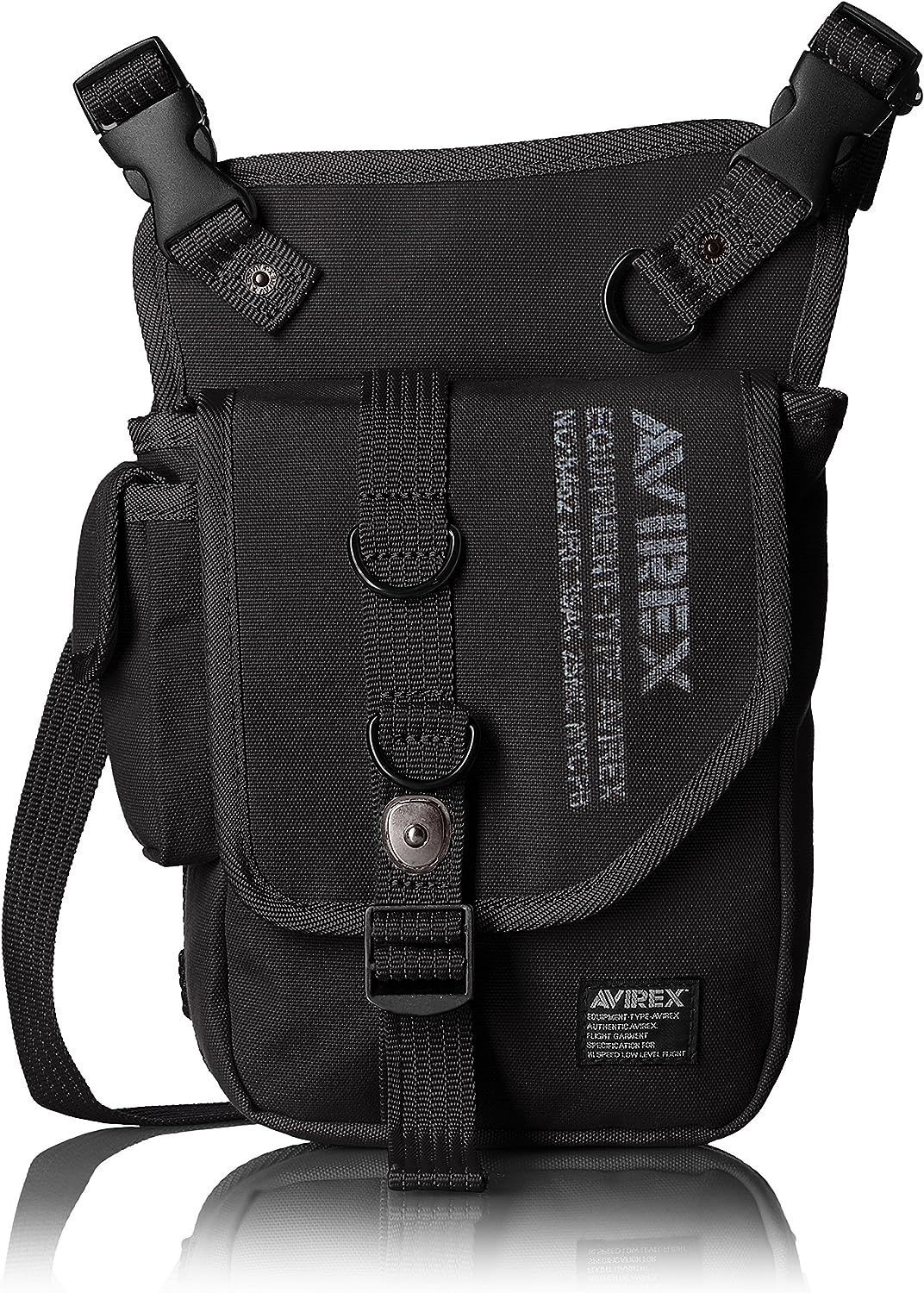 AVIREX アビレックス EAGLE 2WAY ショルダーu0026レッグバッグ AVX348L(BLACK（09）)