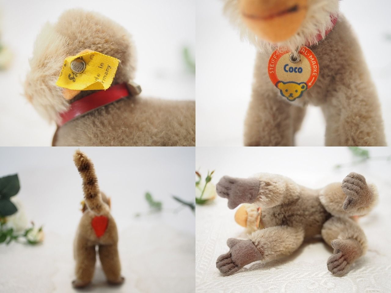 送料無料☆シュタイフ☆(最小サイズ)Baboon Coco 10cm ID完品☆ヒヒの
