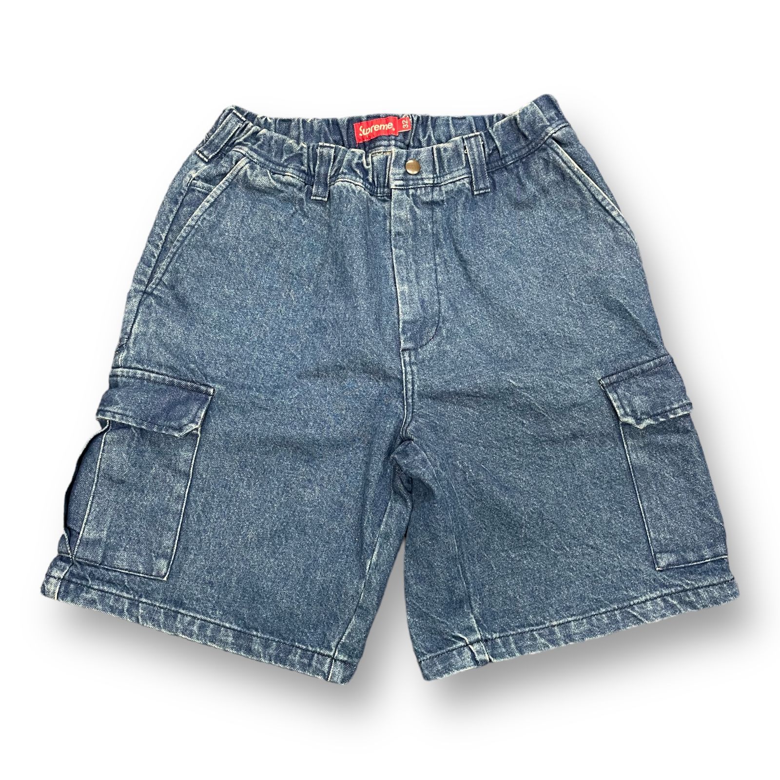 国内正規 Supreme 22SS Cargo Work Short カーゴ デニム ショーツ