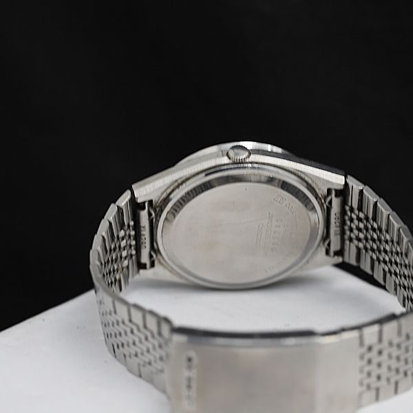 SEIKO SQ 1円 稼働 良品 セイコー QZ 5Y22-8A81 白文字盤 デイト 