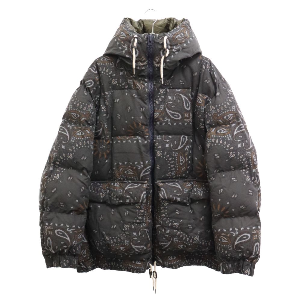 Sacai (サカイ) 23AW bandana-print padded zip-up jacket 23-03149M 
