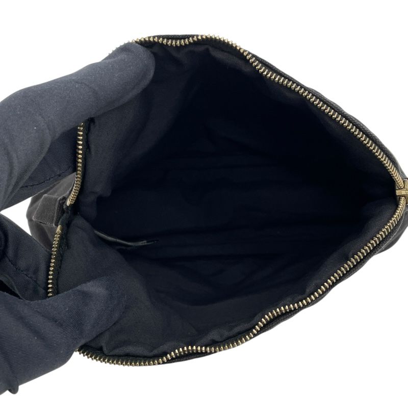 エルメス HERMES ボリードポーチPM ブラック トワル レディース ポーチ  