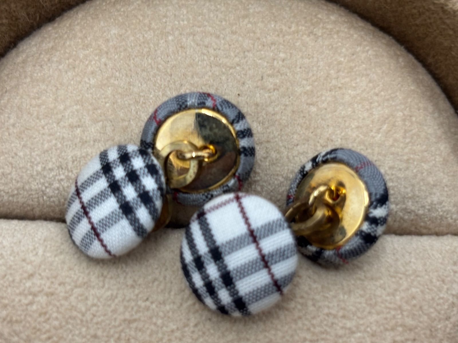 BURBERRY Burberry バーバリー カフス カフリンクス 2種類 中古