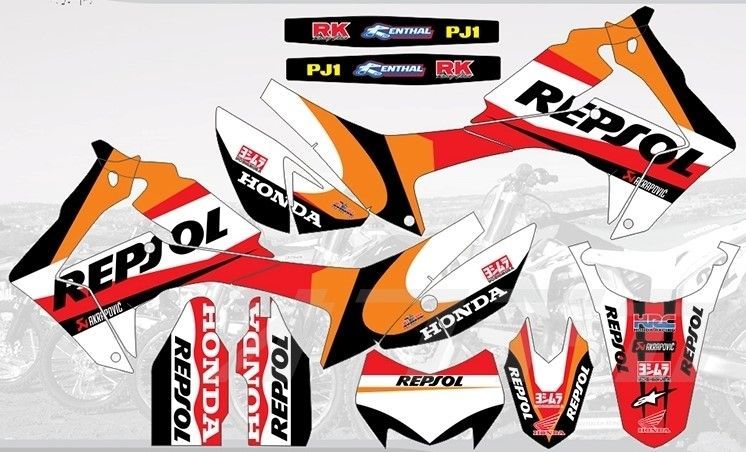 12-20 ホンダ HONDA CRF250L CRF250M 適合品 オリジナル デカール ステッカー dg26 ※デザイン決定後30日以内に発送