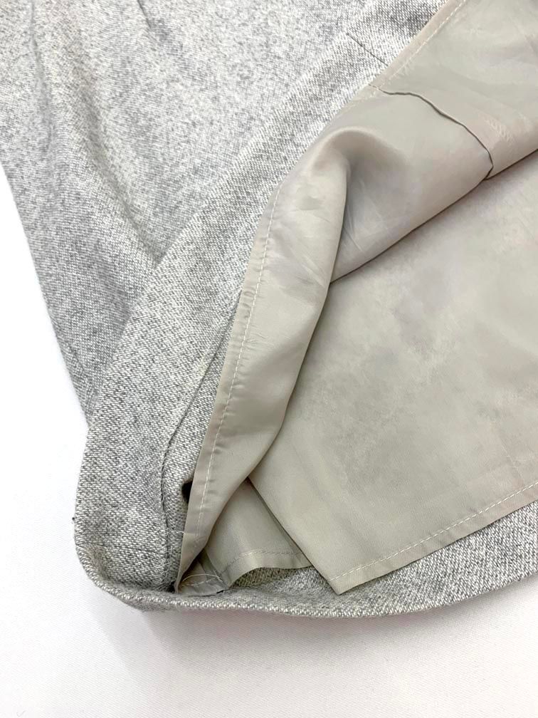 必見の優れ物が満載。 Rirandture リランドチュール ラメ ワンピース 肩フリル ラメ ミニ ワンピース size1 グレー ◎レディース