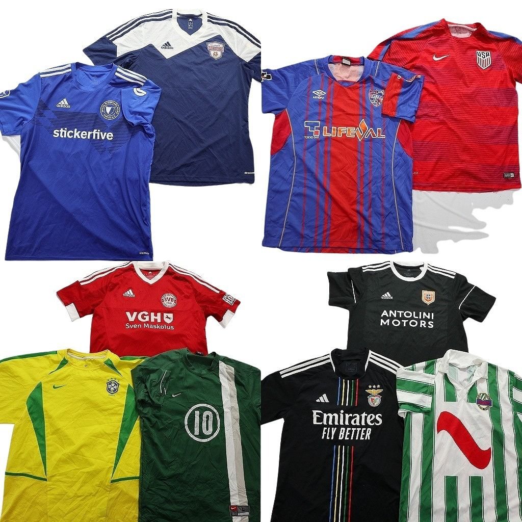 まとめ売りサッカーユニフォームゲームシャツメンズ