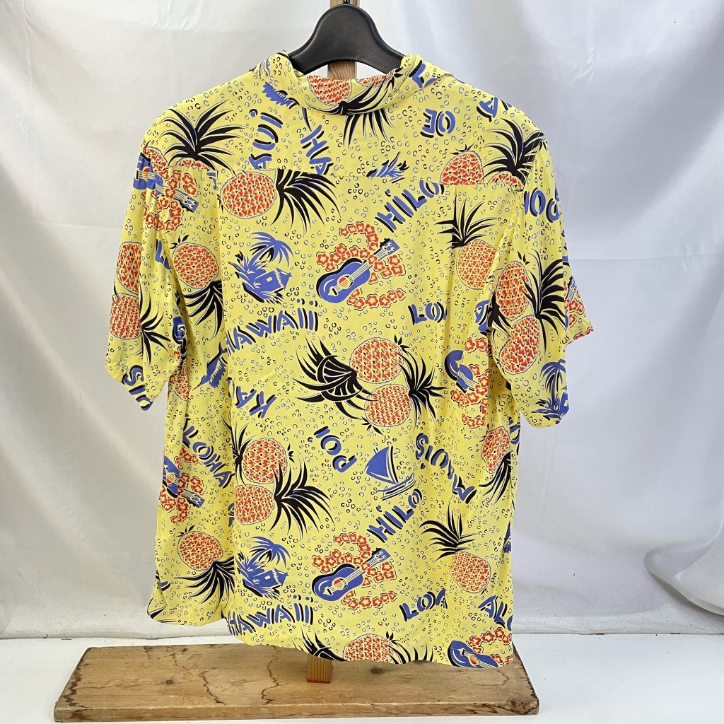 SUN SURF サンサーフ　ヴィンテージ　パイナップル　総柄　アロハシャツ SUN SURF サンサーフ アロハシャツ ISLAND PINEAPPLE アイランド