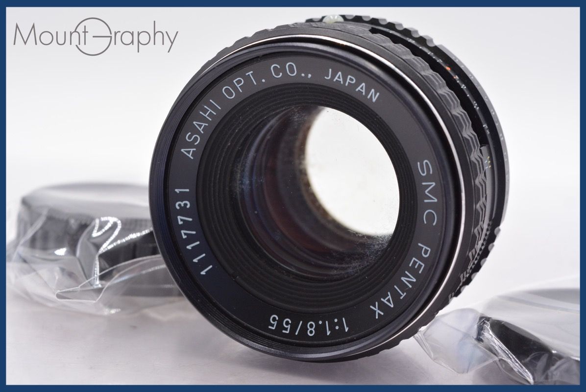 実用 ペンタックス PENTAX SMC PENTAX 55mm F1.8 前後キャップ付 完動 同梱可 mj5469