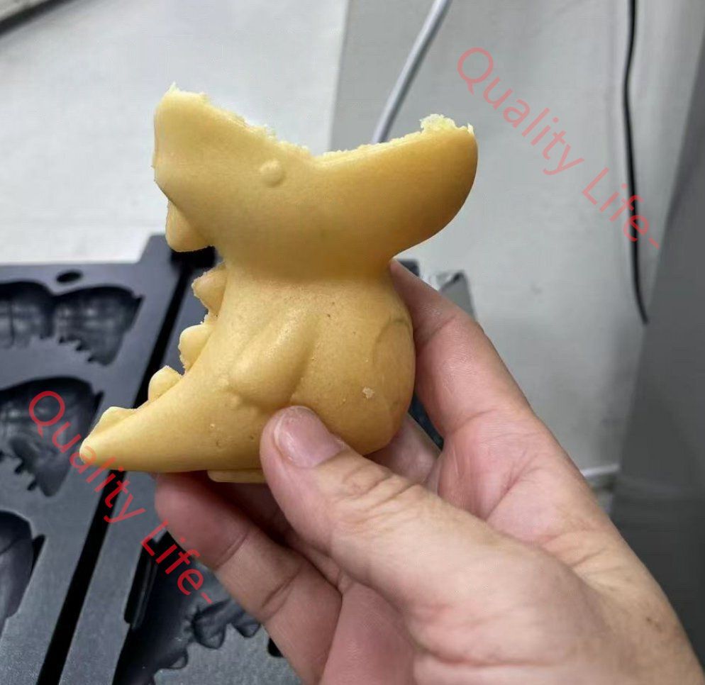 恐竜のキャラクター焼き 人形焼き 恐竜焼き器 たい焼きパフェ 鯛パフェ 5匹 単相 100V|業務用