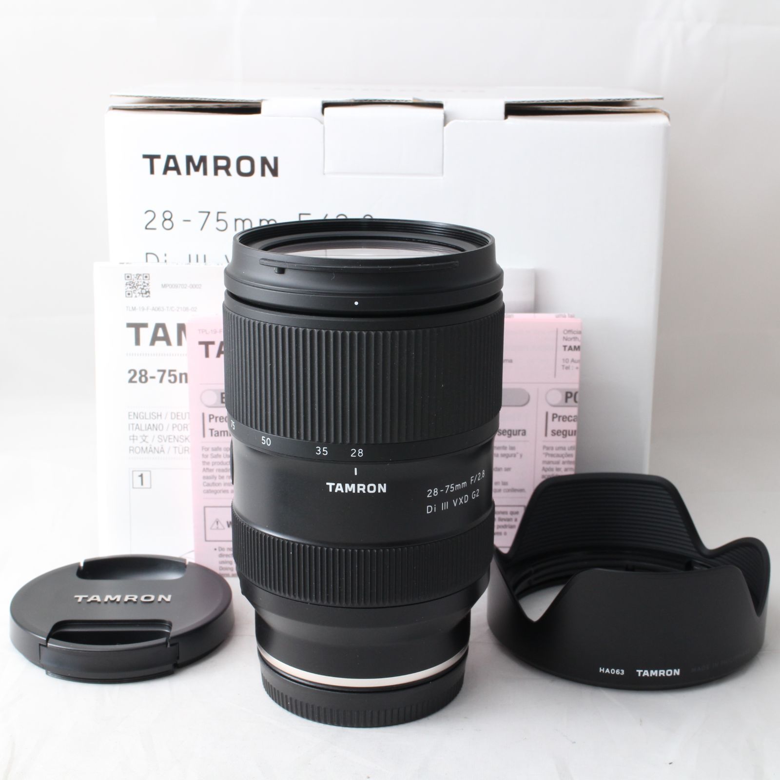 ☆新品級☆ タムロン TAMRON 28-75mm F/2.8 Di III VXD G2（Model A063） ソニーE #2340