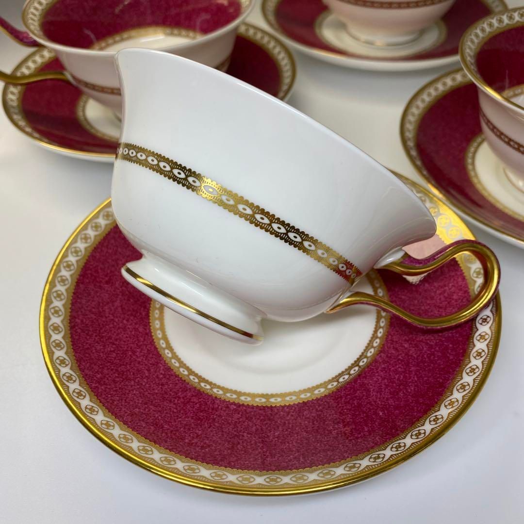 洋3 ウェッジウッド ユーランダーパウダールビーカップ＆ソーサー4客 SKLAD-KIRPICHA_RU