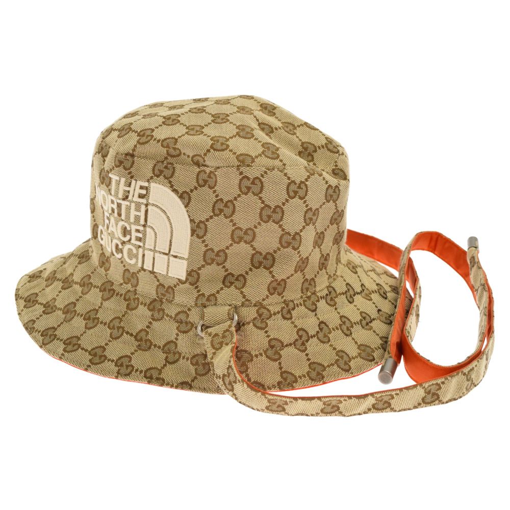 GUCCI (グッチ) GG Canvas Hat GG柄キャンバスリバーシブル