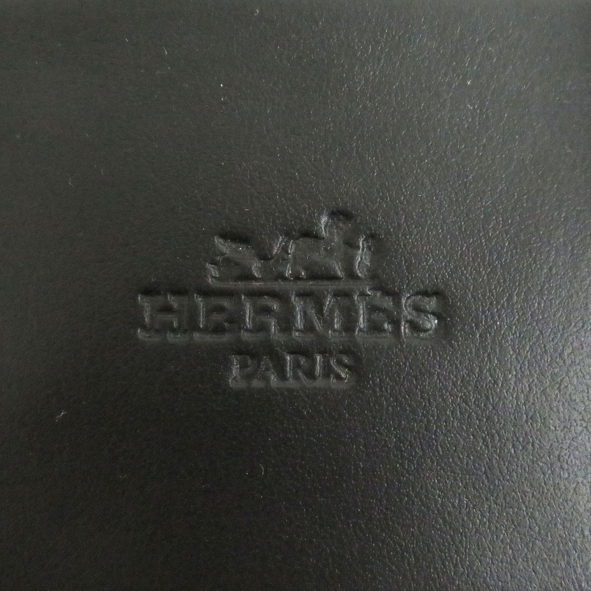 未使用品□HERMES/エルメス イズミール Hロゴ レザー スライドサンダル 