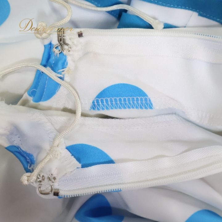 フラメンコ 衣装 ワンピース ドレス 白 水色 ドット 水玉 ボランテ フリル ダンス パーティ 発表会 舞台 ホワイト系 ブルー系 レディース おしゃれ かわいい フェミニン LLC-HASEGAWATOSO_COM