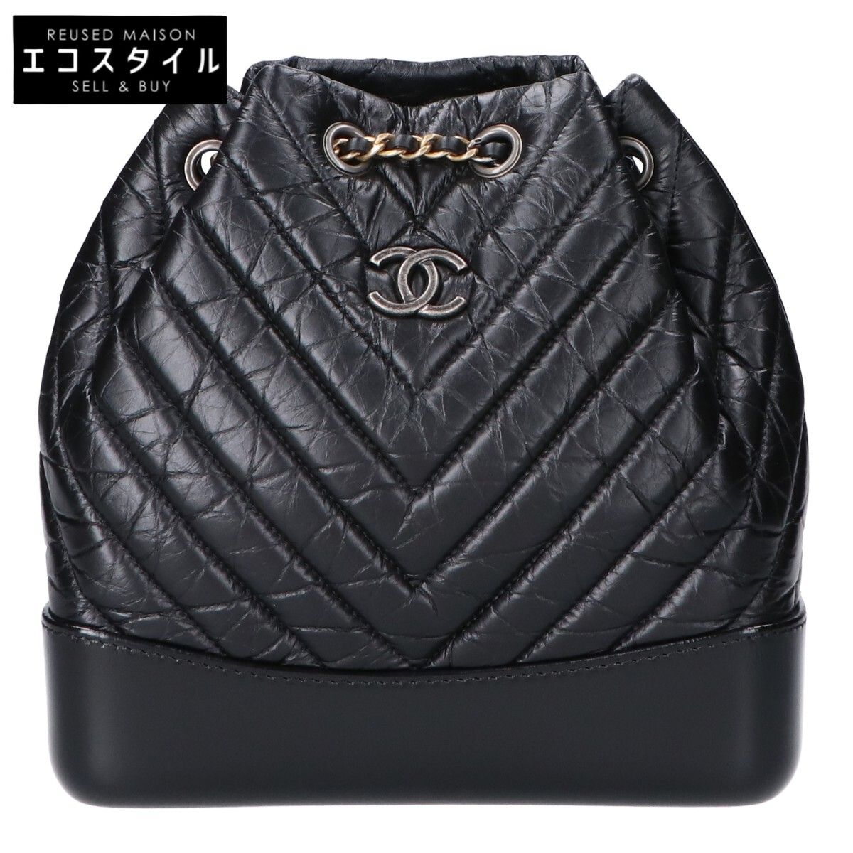 オールド グッチ リュック バックパック バンブーハンドル 巾着