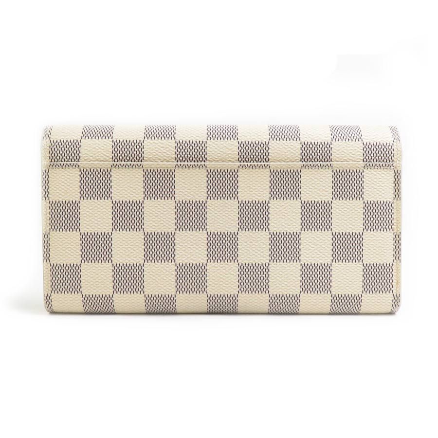 ルイ ヴィトン LOUIS VUITTON 長財布 ダミエアズール ポルトフォイユ サラ
