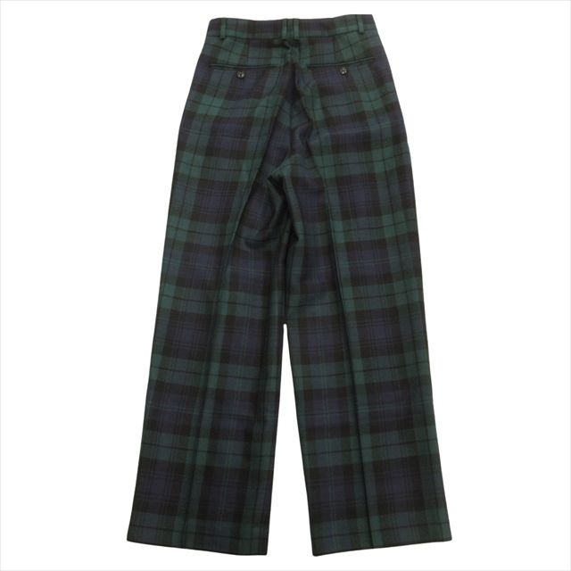 ベルナールザンス BERNARD ZINS ブラックウォッチ チェック パンツ