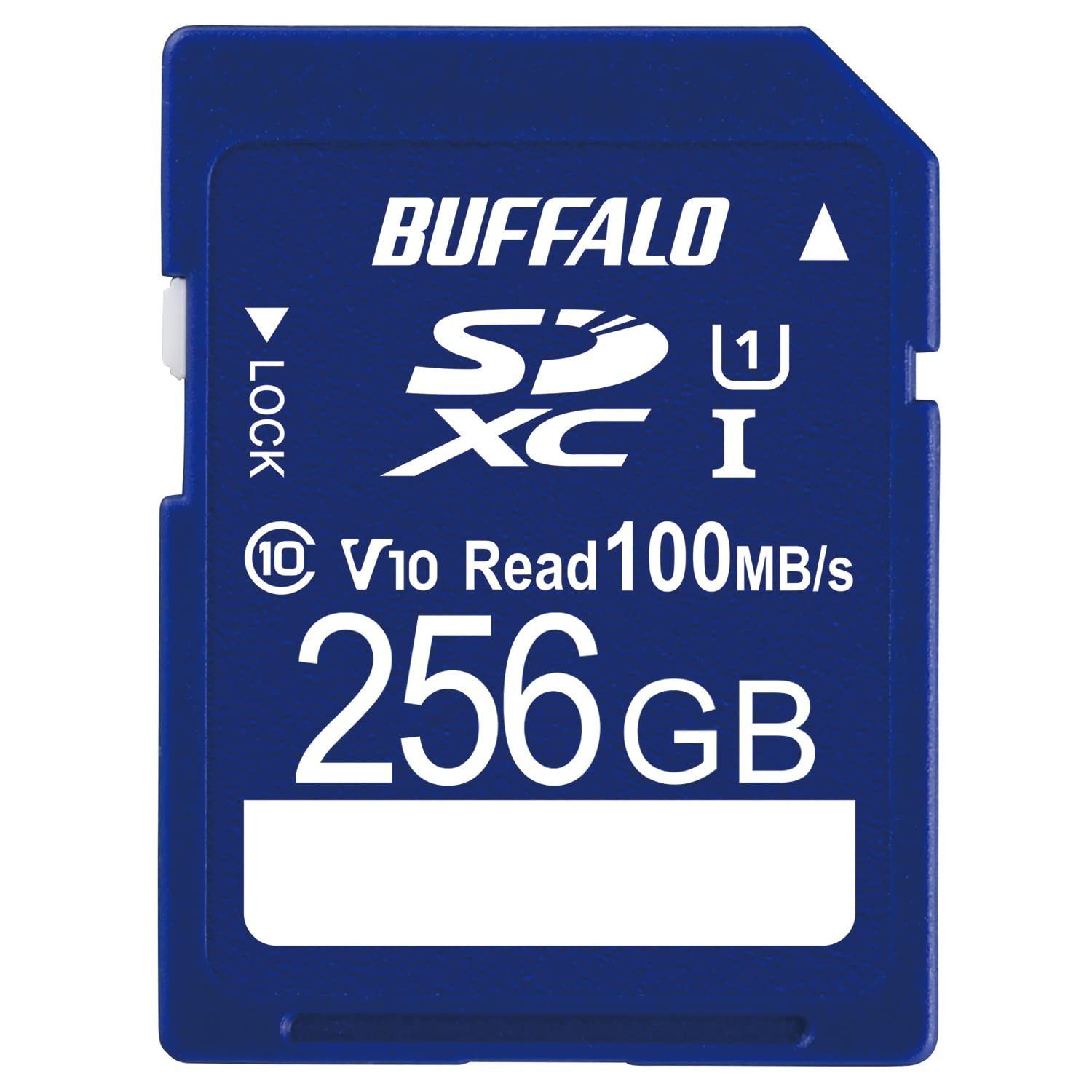 【定番人気】 【在庫処分】バッファロー SDカード 256GB 100MB/s UHS-1 スピードクラス1 VideoSpeedClass10 IPX7 Full HD データ復旧サービス対応 RSDC-256U11HA/N その他