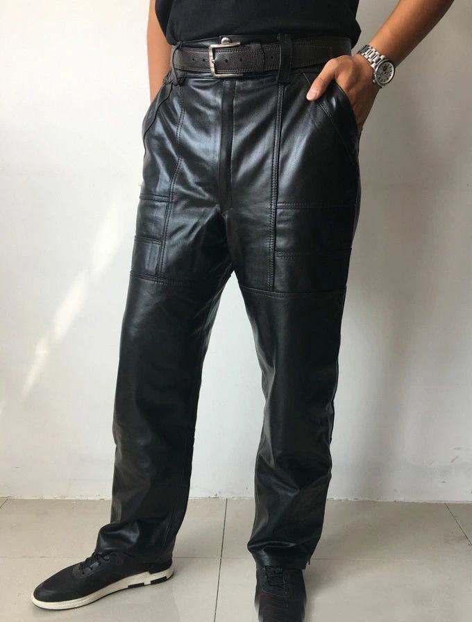 レザーパンツ 羊革 レザースパンツ レディース ロングパンツ 本革