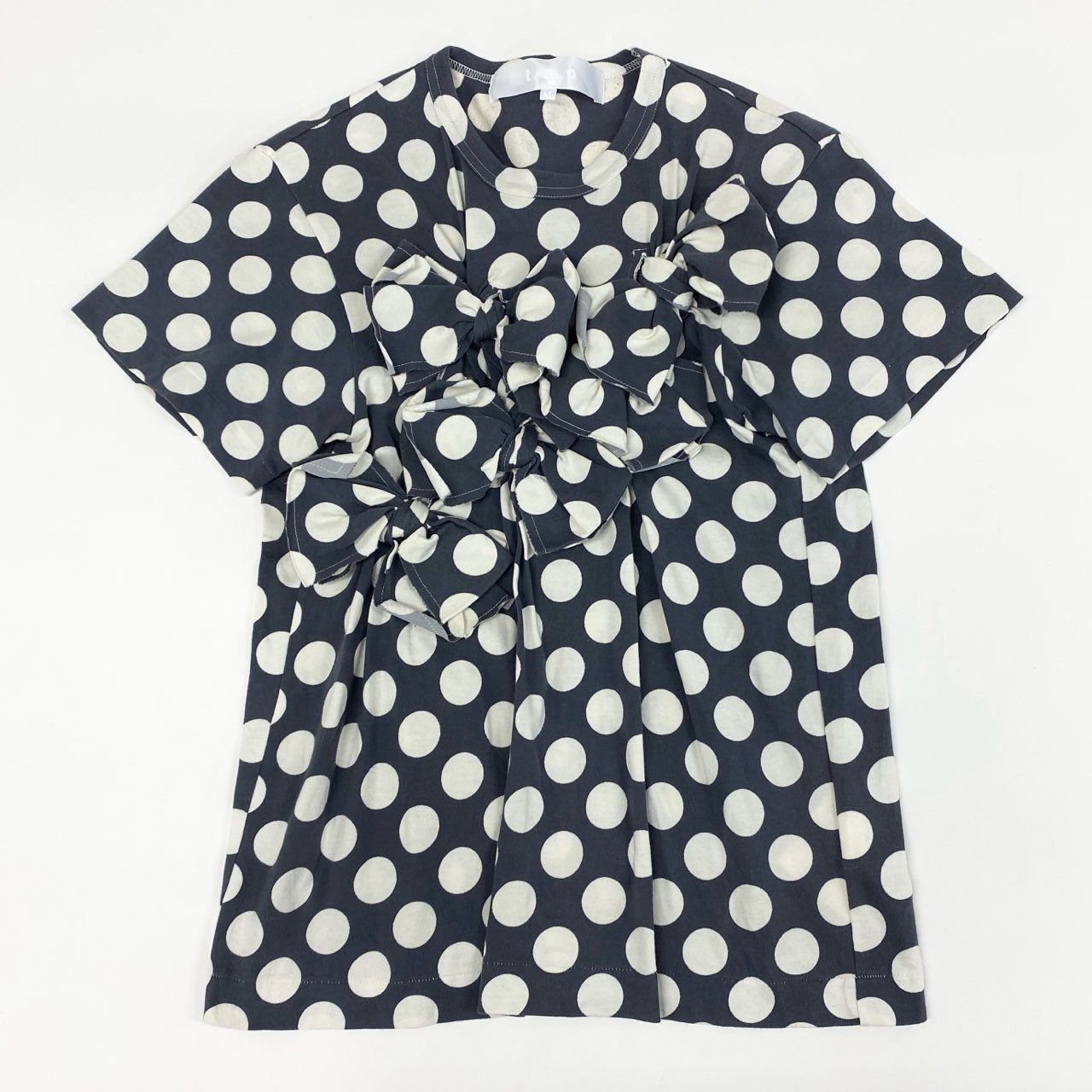 タオ　コムデギャルソン　半袖　tシャツ タオ コムデギャルソン 半袖Tシャツ トップス ギャザー レース