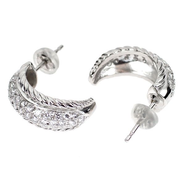 pt900 ダイヤモンドピアス ２点 2カラット ダイヤモンド ピアス 1.0×1.0ct Pt900 プラチナ D