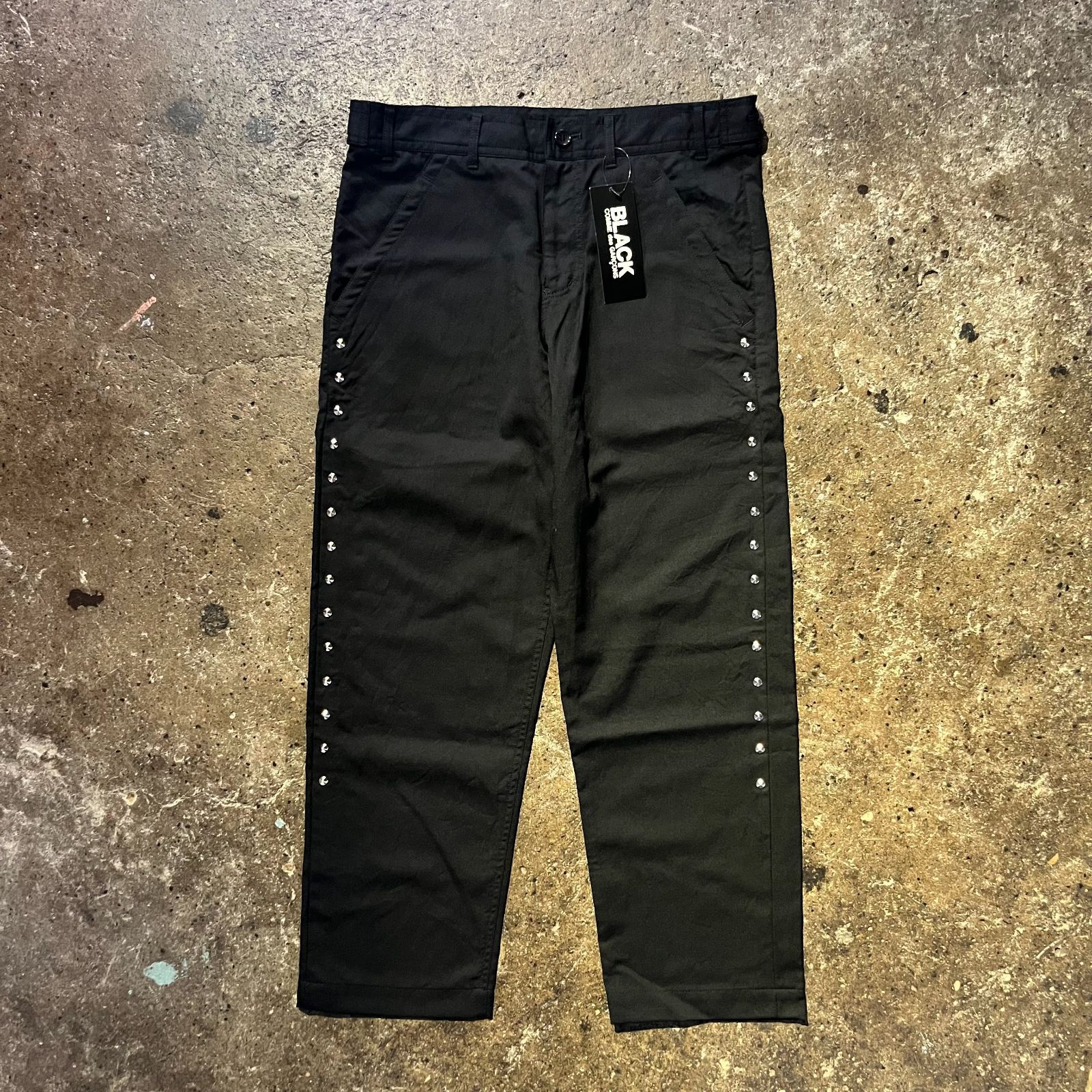 BLACK COMME des GARCONS 17aw スタッズパンツ ワイド