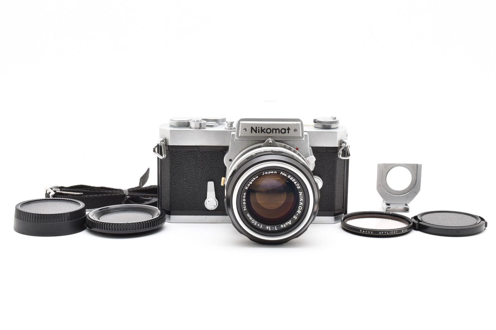 5283 Nikon Nikomat FT Nikkor-S 50mm F1.4 Tested New Seals ニコン MFフィルムカメラ