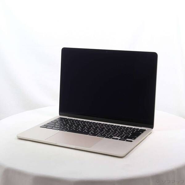 〔 品〕 MacBook Air 13.6-inch Mid-2025 MLY13J A Apple M2 8コアCPU_8コアGPU 8GB SSD256GB スターライト 〔14.7 Sonoma〕 258
