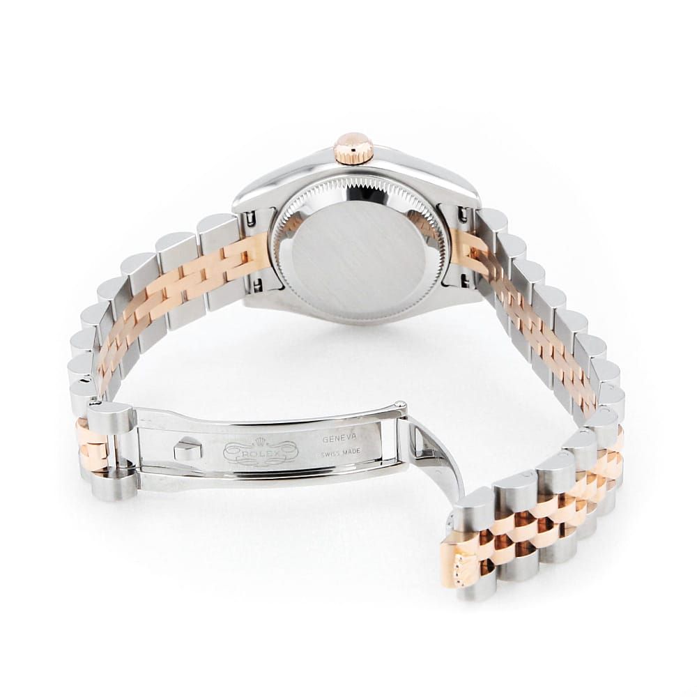 ロレックス デイトジャスト 2Pダイヤ 179161N2BR ピンクシェル