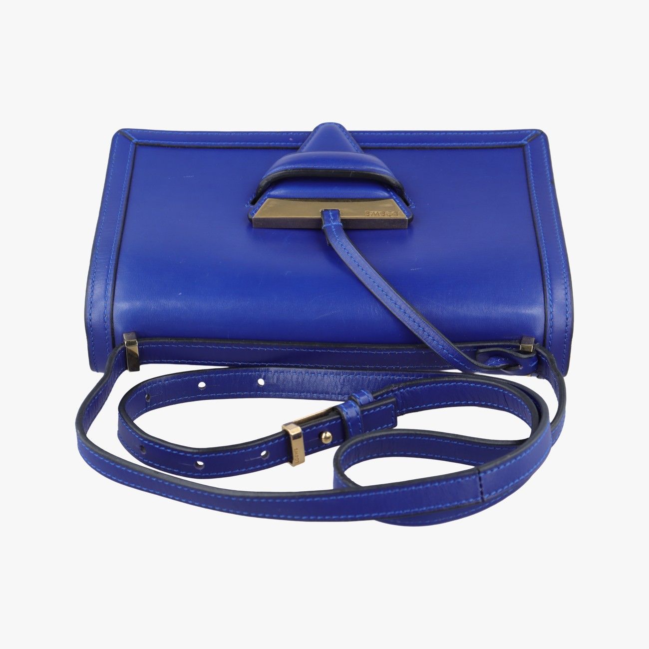 ロエベLoeweバルセロナブルーレザー061611