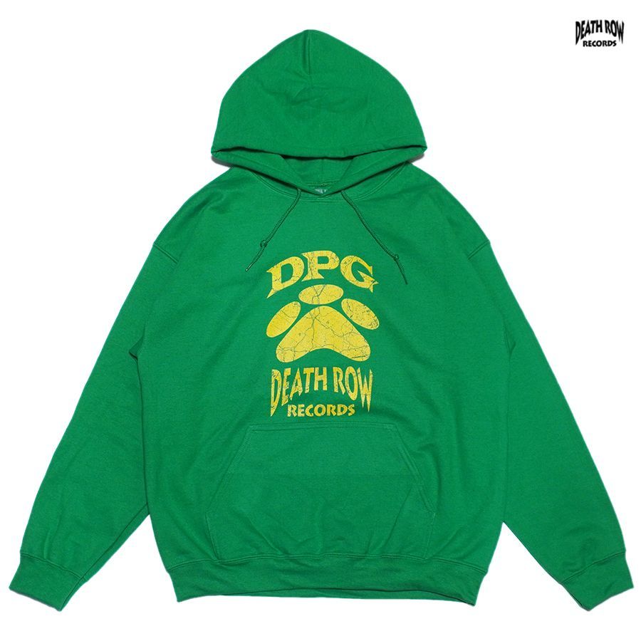 DEATH ROW RECORDS × THA DOGG POUND DPG PAW HOODIE【GREEN】(デスロウ 通販 メンズ 大きいサイズ  パーカー スウェット フード フーディー プルオーバー DPG ザドッグパウンド SNOOP DOGG ) - メルカリ