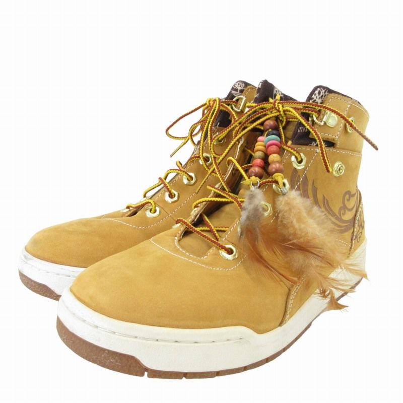 ティンバーランド Timberland BRIDGTON ブーツ ハイカットスニーカー ロゴ 25cm 茶 ブラウン 6143A /FF 0722