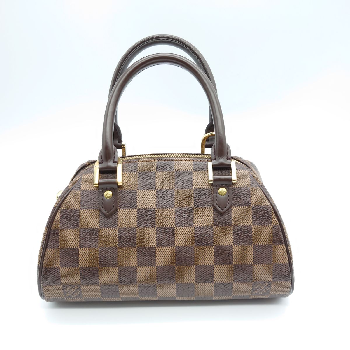 Louis Vuitton ルイヴィトン リベラミニ ハンドバッグ ダミエ エベヌ ブラウン コーティングキャンバス レザー N41436 レディース  【中古 Aランク】☆送料無料☆ 当店通常価格164,800円