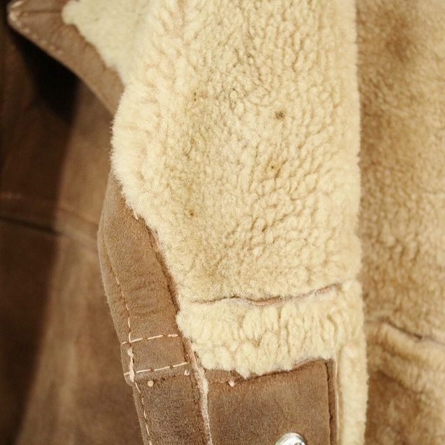 60s Abercrombie&Fitch ムートンコート スエード レザー