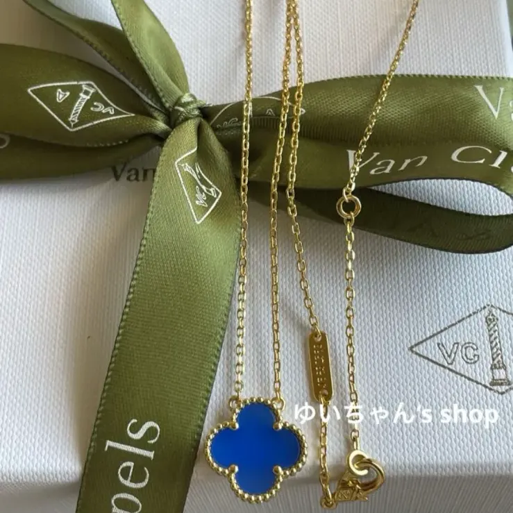 VanCleef＆Arpels　ヴァンクリーフ＆アーペル　アルハンブラ　ヴィンテージ　ネックレス　シルバー　ゴールド