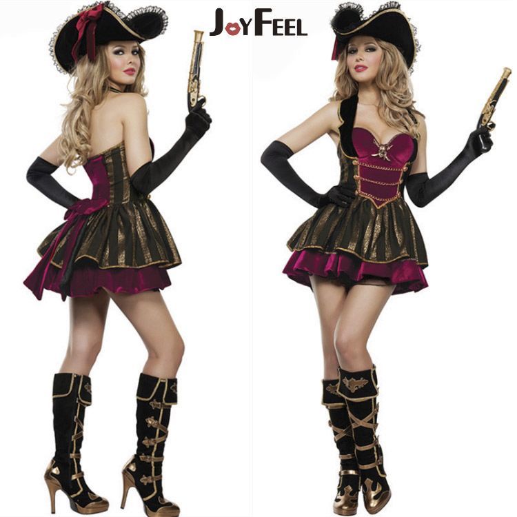 コスプレ 仮装 クルーエル シーズ キャプテン(女海賊) 大人用 S 衣装